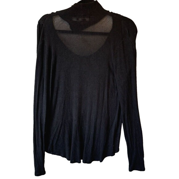 Lulus Sweater Womens Size Medium Long Sleeve Cutout Mock Neck Soft Modal Hi-Low - Picture 7 of 9